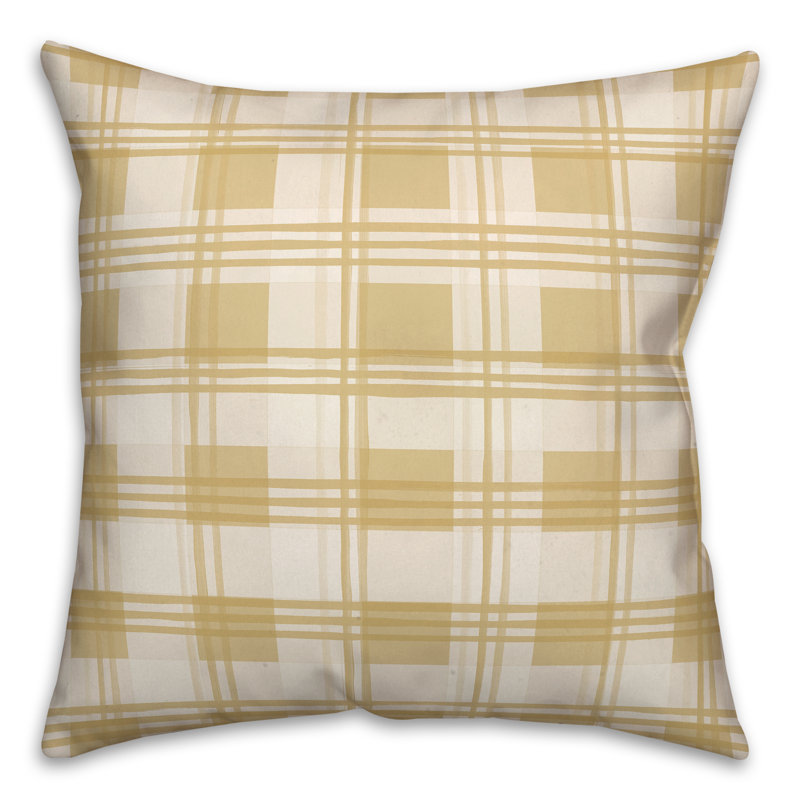 10 housses de coussin d'extérieur, Jaune, 20 po x 20 po