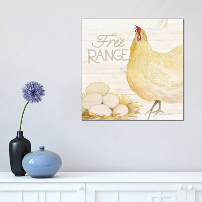 Life on the Farm: Chicken IV by Kathleen Parr McKenna - 1 Piece Wrapped Canvas Wall Art