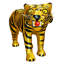 Gold Leather Tiger