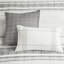 Couette 6 pièces en coton, style chalet, blanche et grise, pour chambre à coucher (taille King). Décoration élégante.