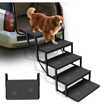 5-Tier Pet Stairs, Perfect For Cars, Suvs, Trucks And High Beds