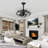 Ganessa 20'' Ceiling Fan with Light Kit-1752610900