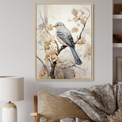 «Bird Silent Watcher V», reproduction d'art sur toile