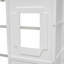 Lit mezzanine simple avec échelle - blanc-1367536342-1367536337