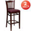 Tabouret de restaurant en bois à dossier à lattes Prompton-1485665153-1485665158-1485665163
