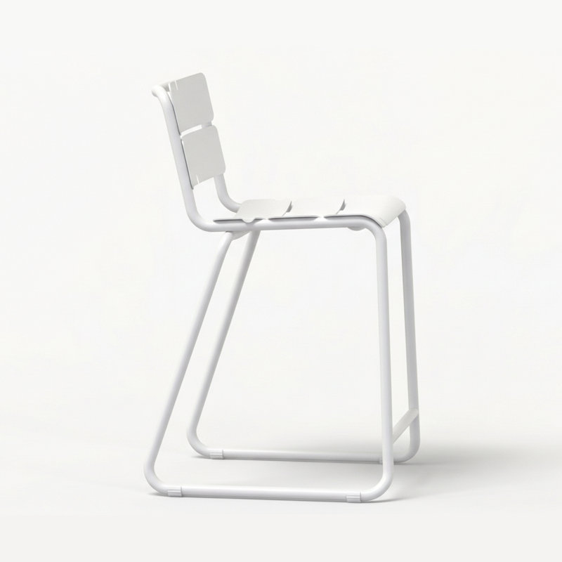 Corail Counter Stool Armless, White