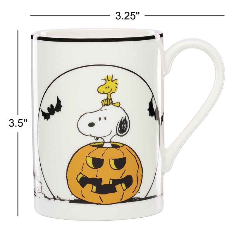 Lenox The Great Pumpkin Mugs, Set of 4