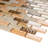 Crystile Brick 11.82 in. x 12.01 in. Brick Joint Glossy Glass Mosaic Tile-49137274