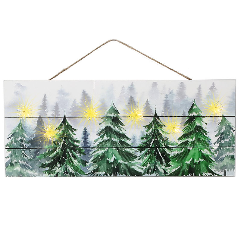 Enseigne murale Led Forest