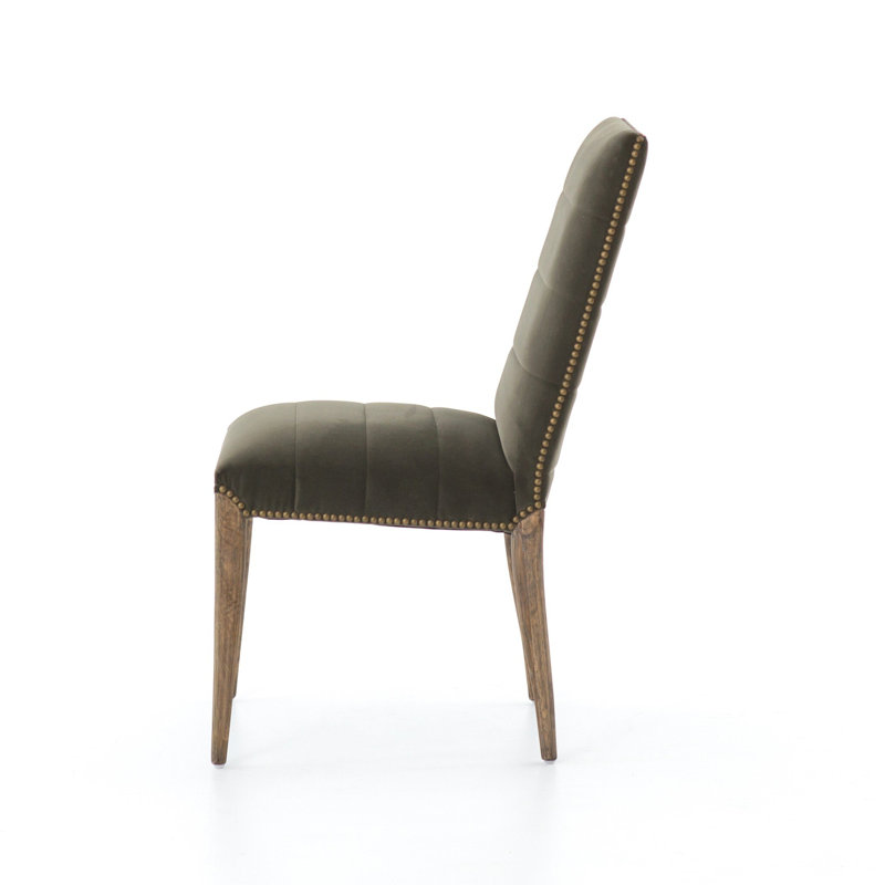 Nate Dining Chair-Modern Velvet Loden