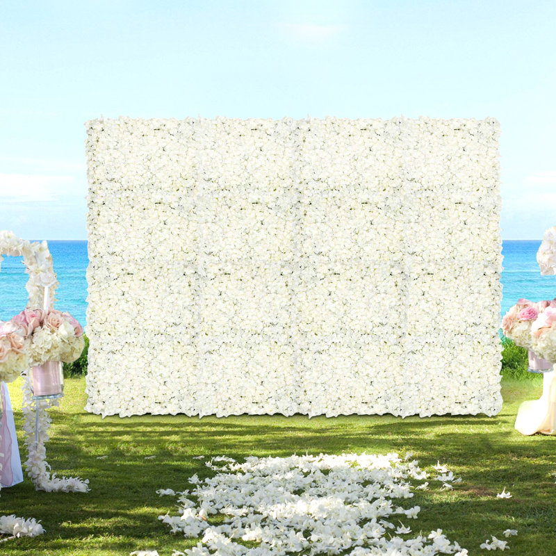Panneau mural romantique fleur artificielle
