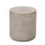 Table d'appoint d'extérieur en béton léger, gris clair
