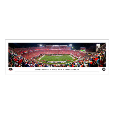 NCAA Georgia Football Panoramic Print