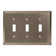 Mulholland 3-Gang Toggle Light Switch Wall Plate