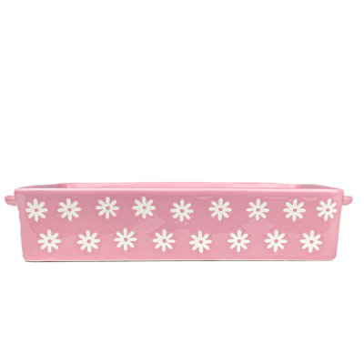 10 boulanger rectangulaire 10 Strawberry Street Daisy, rose