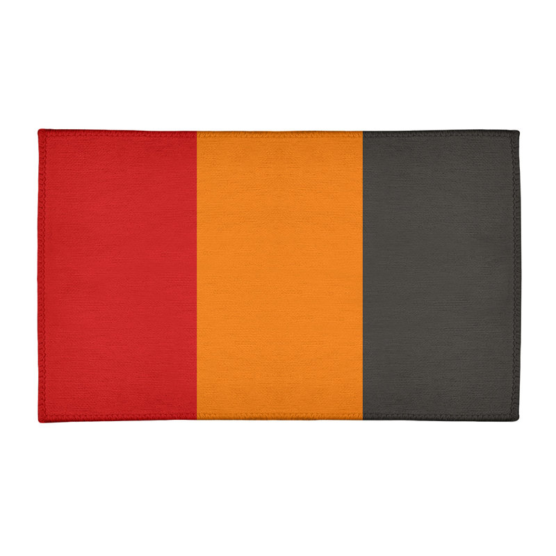 Tapis orange, Rectangle 5 pi x 7 pi