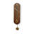 Three-dimensional dial elliptical wooden pendulum clock