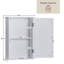 34cm x 53cm Surface Mount Mirror Cabinet-51384351