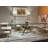 Verdugo Glass Top Metal Base Dining Table