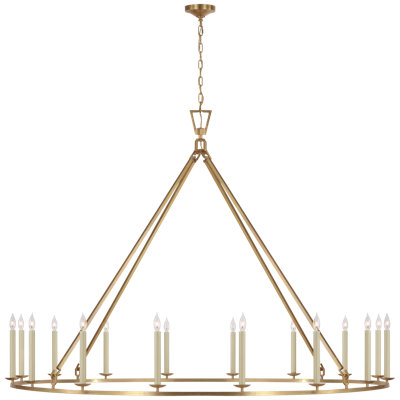 Darlana 16 - Light Wagon Wheel Chandelier