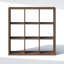 Rangement et organisation de garde-robe, Organisateur de placard à 9 cubes, Rangement de placard à étagères ouvertes, Cadre extra épais pour armoire, chambre, salon, Pin ambré-122253285