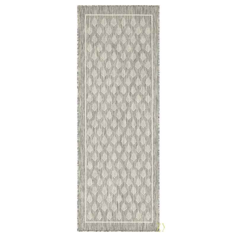 Sunshine 5 Ft. 3 In. X 7 Ft. 3 In. Indoor/Outdoor Area Rug, Silver, Rectangle 5'3" x 7'3"