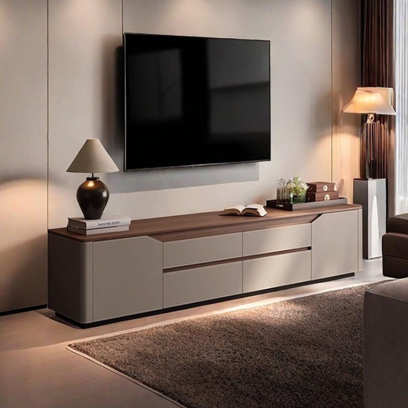 Meuble télé minimaliste en bois massif Design sens, L 70,86 po