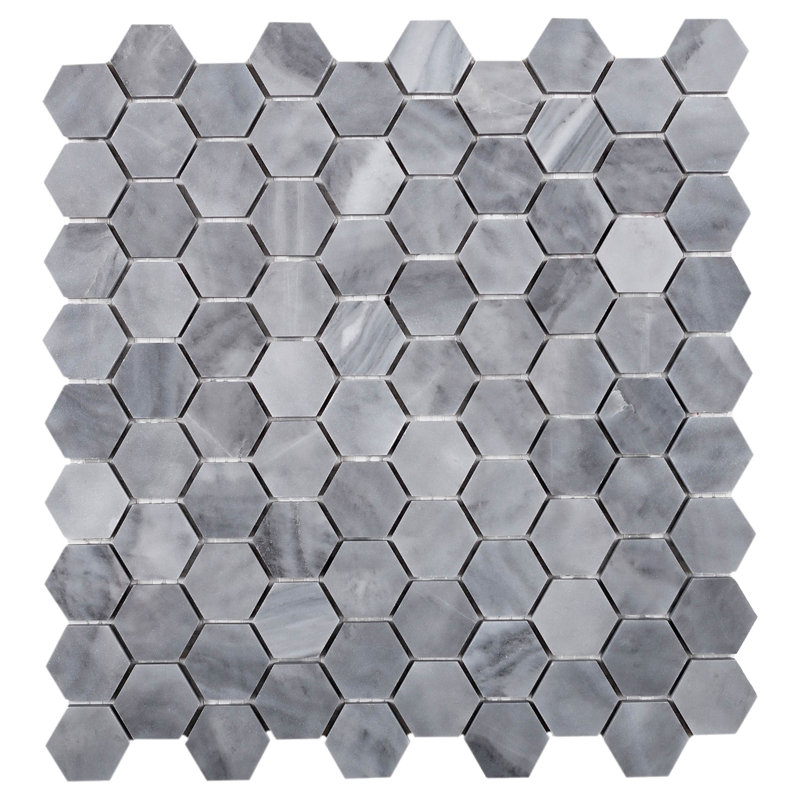 12" x 11.3" Marble Honeycomb Mosaic Wall & Floor Tile