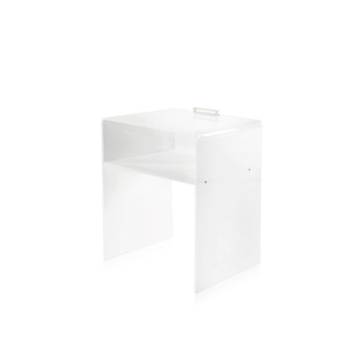 Swepsonville 40cm W Plastic Bedside Table