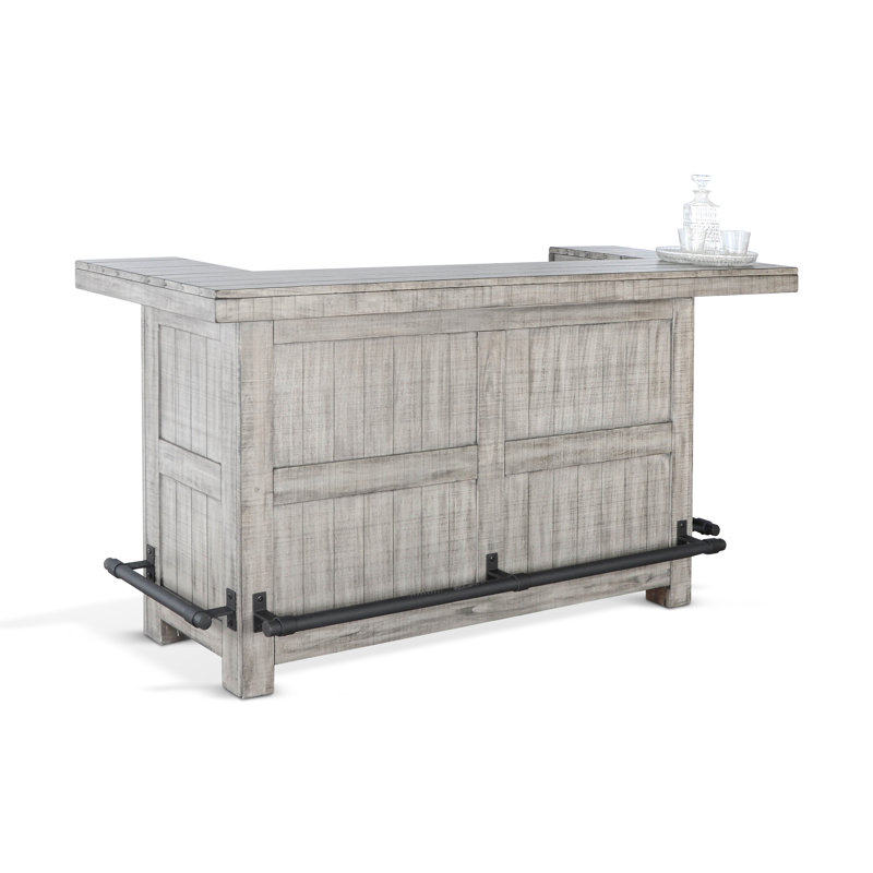 Gridley 80'' Home Bar, Alpine Grey