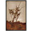 «Classic Brown Lonely Autumn Tree», impression sur toile encadrée-109881859-109881860