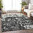 Premium Machine Washable Prisco Black Rug-112171091