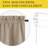  100% Blackout Curtain for Door Window, Privacy Room Darkening Shade Thermal Insulated French Door Curtain with Tie Back, Elegant Home Decoration, 1 Panel-1332115333-1332115334