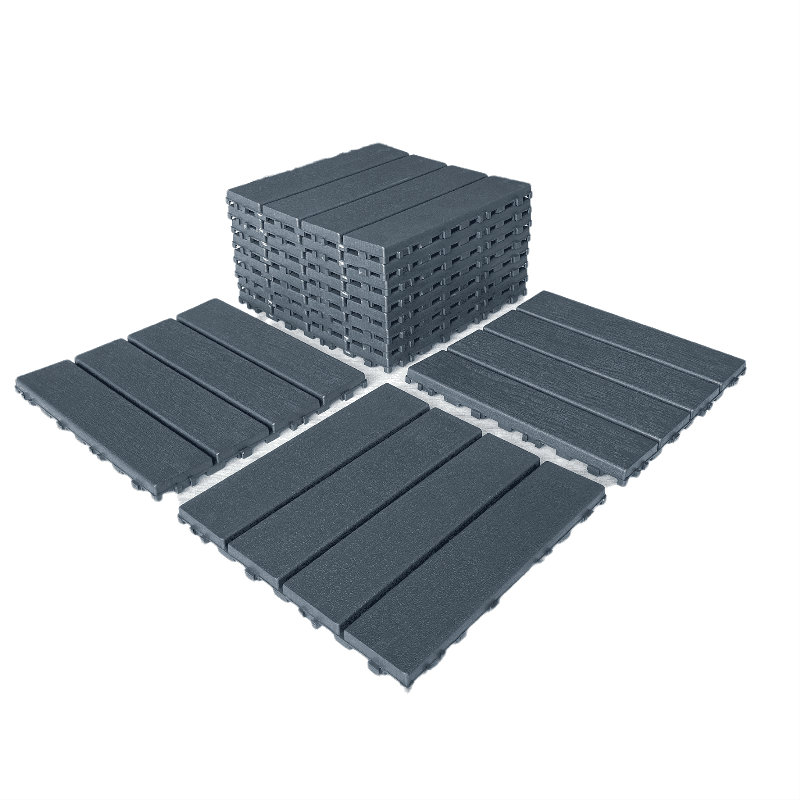 Patio Deck Tile, Gray