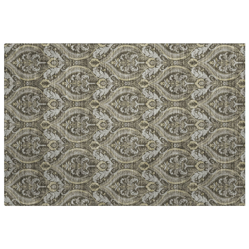 Premium Machine Washable Dream Shag ADS572 Panel Rug, Taupe, 2'6" x 3'10"