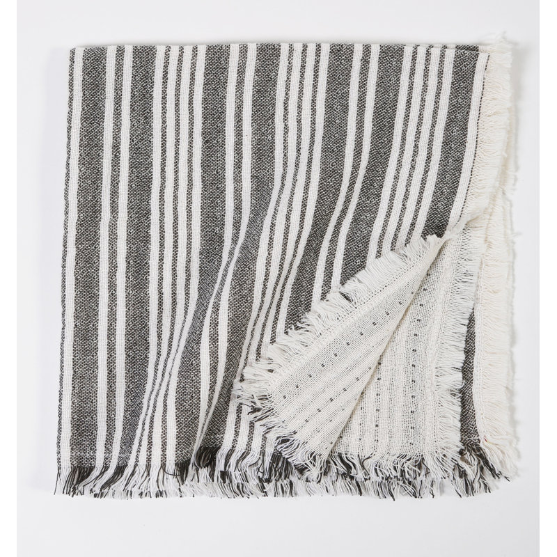 Yountville 100% Cotton Square Napkins, Charcoal