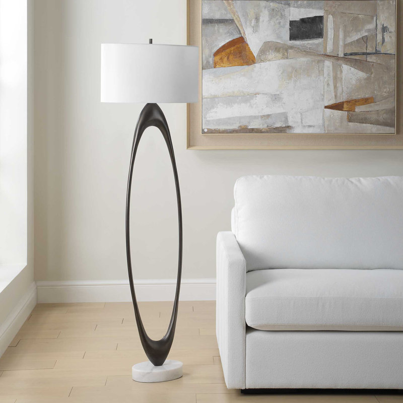 Lampe sur pied ovale Uttermost Sonic