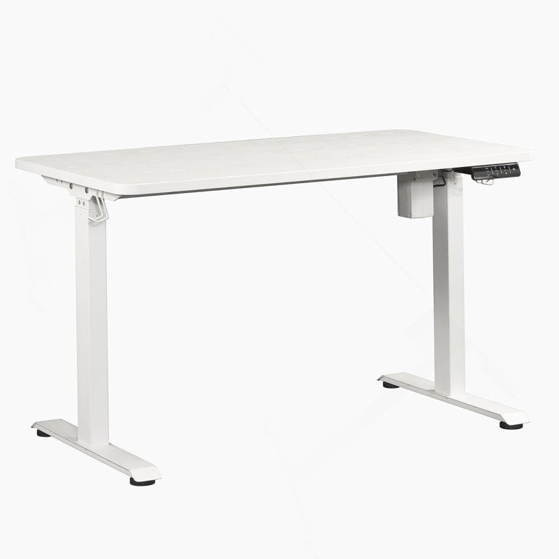 Rectangle Desk With Built-In USB Type A And C Ports