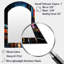 New York City Time Square Lights II - Miroir mural Modern Arch-1629695668