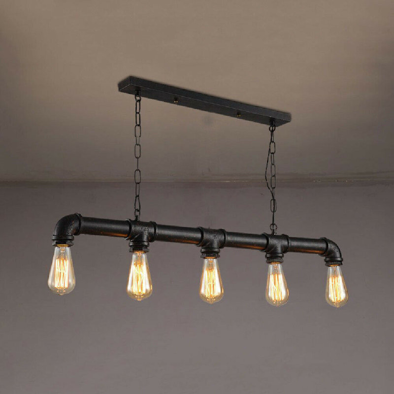 Kleinschmidt 5 - Light Kitchen Island Pendant, Black