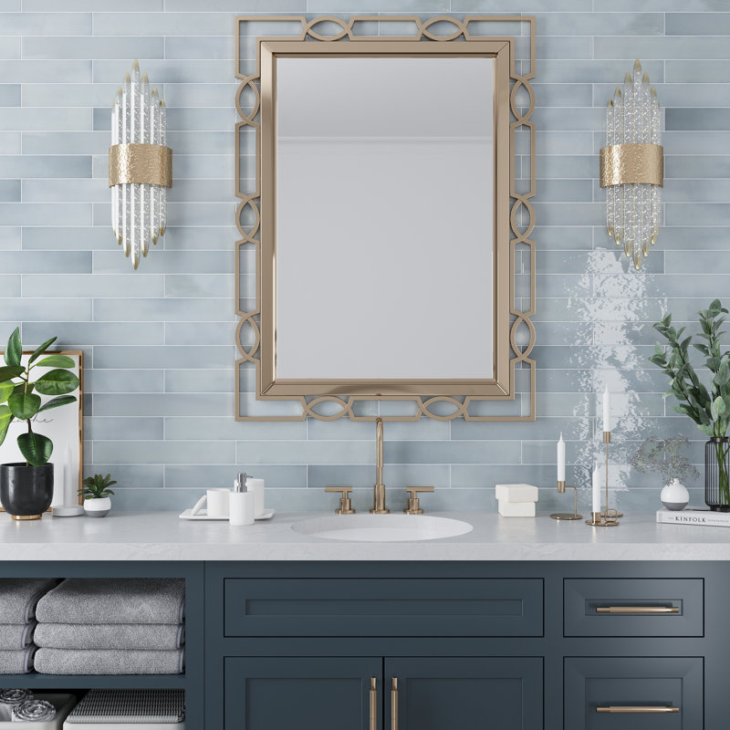 2.56'' W x 15.75'' L Ceramic Subway Singular Tile, Benjamin Moore Smoke