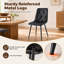 Chaises d'appoint, chaises de salle à manger avec pieds en métal noir Diamond-2141502135-2121526920