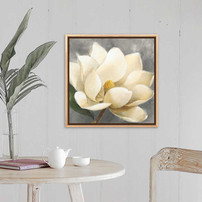 " Magnolias Blossom On Gray "