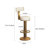 Adjustable Gold Bar Stools Frangia, Counter Height Frangia with Back BarStools for Kitchen Island Home Bar(1PCS)-164319655