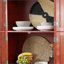 Armoires de rangement de 72,4 po de hauteur avec 8 portes 4 tablettes, cerisier | Traditionnel | Salon-1474255089