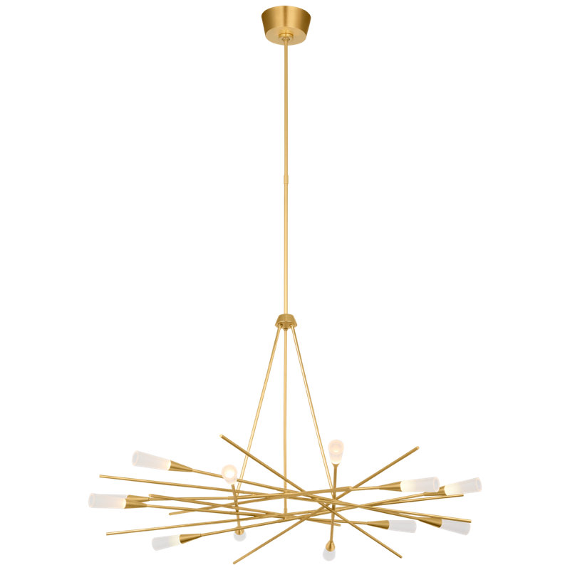Stellar 12 - Light Metal LED Chandelier by Chapman & Myers