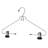 Dotted Line™ Abbie Metal Hangers With Clips
