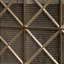 3 barrières de sécurité pour barrière de sécurité - fer, X, or rose / noir / or, H 30,32 po x l 49,58 po x P 14 po