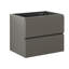 Meuble-lavabo de salle de bain mural moderne 24 W-102 sans lavabo avec grands tiroirs et glissières E1