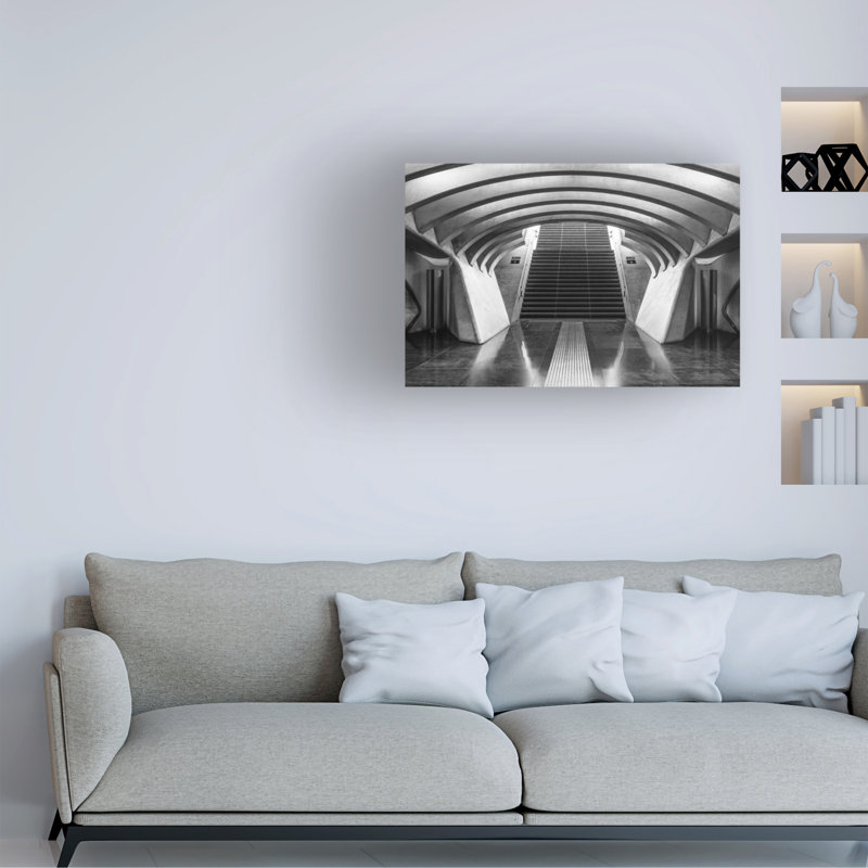 «Six and Seven» par Luc Vangindertael Lagrange - reproduction d'art sur toile tendue, H 16 po x l 24 po x P 2 po